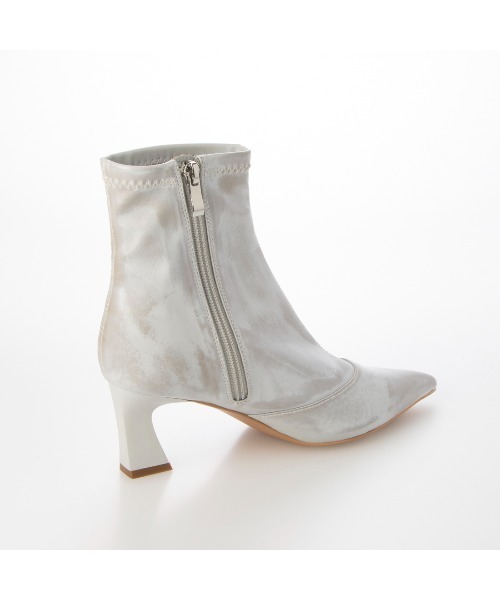 EVOL（イーボル）の「【EVOL】ポインテッド6.5cmストレッチブーツ BX23813（ブーツ・レディース・ブラック/シルバー/アイボリー・L/M/S/LL）」の12枚目の写真