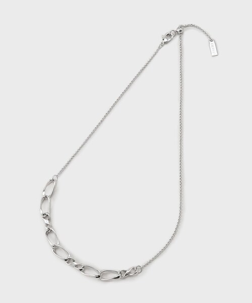 INDIVI(インディヴィ)の「◆【ヴィンテージ風/日本製】チェーンデザインネックレス(ネックレス・レディース・シルバー/ゴールド・00)」の1枚目の写真