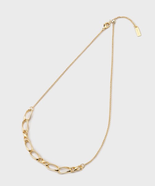 INDIVI(インディヴィ)の「◆【ヴィンテージ風/日本製】チェーンデザインネックレス(ネックレス・レディース・シルバー/ゴールド・00)」の3枚目の写真
