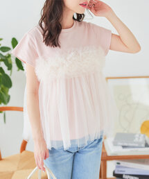 チュールビスチェドッキングTシャツ