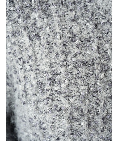 FRAY I.D（フレイアイディー）の「ツイードニットカーディガン（カーディガン/ボレロ・レディース・ミント/ブラック/グレー・FREE）」の19枚目の写真