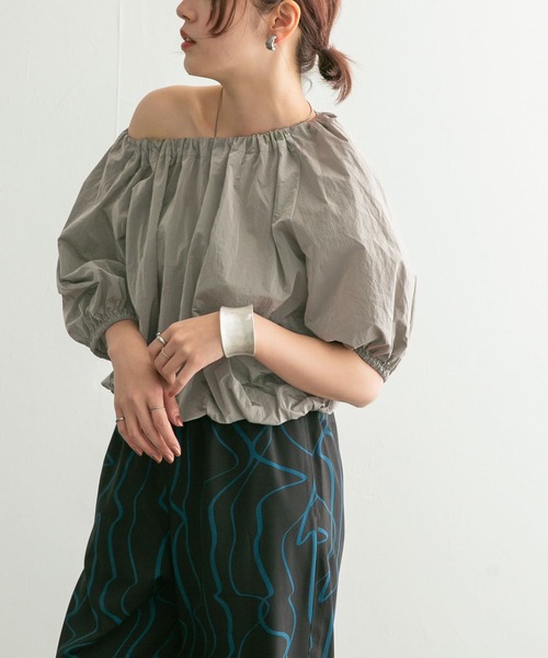 【セール】マルチWAYギャザーブラウス（シャツ/ブラウス）｜KBF（ケイビーエフ）