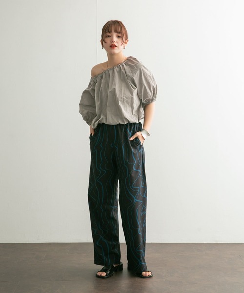 【セール】マルチWAYギャザーブラウス（シャツ/ブラウス）｜KBF（ケイビーエフ）