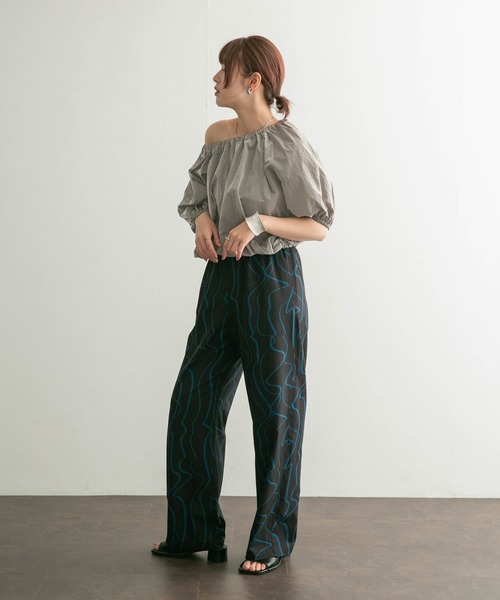 【セール】マルチWAYギャザーブラウス（シャツ/ブラウス）｜KBF（ケイビーエフ）