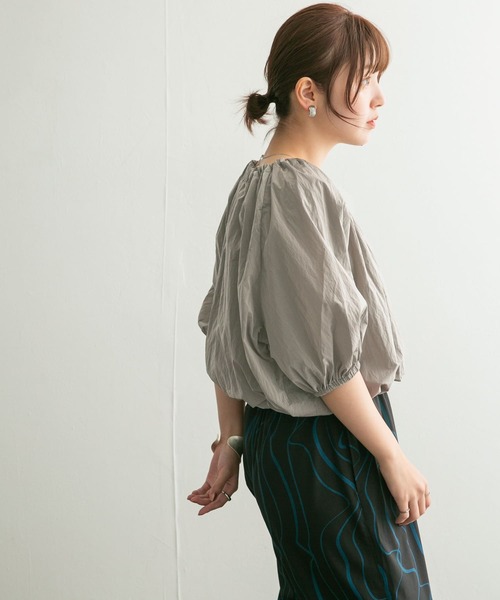 【セール】マルチWAYギャザーブラウス（シャツ/ブラウス）｜KBF（ケイビーエフ）