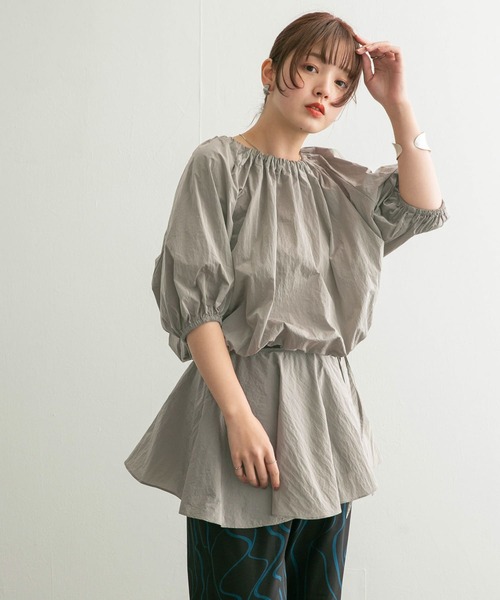 【セール】マルチWAYギャザーブラウス（シャツ/ブラウス）｜KBF（ケイビーエフ）