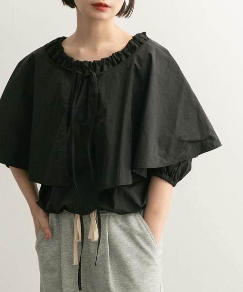 【セール】マルチWAYギャザーブラウス（シャツ/ブラウス）｜KBF（ケイビーエフ）