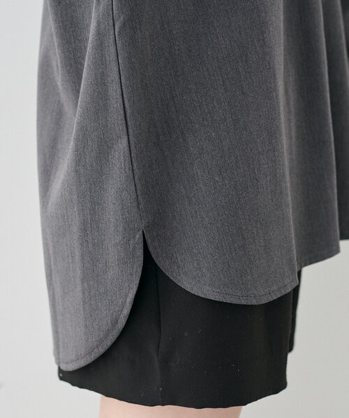 natural couture(ナチュラルクチュール)の「【WEB限定】BIG衿シャツブラウス(シャツ/ブラウス・レディース・グレイッシュベージュ/ブラック/オフホワイト/ブルー・FREE)」の19枚目の写真