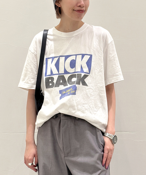 GOOD ROCK SPEED(グッドロックスピード)の「【GOOD ROCK SPEED / グッドロックスピード】別注KICK BACK T-SH(Tシャツ/カットソー・レディース・ホワイト・FREE)」の8枚目の写真