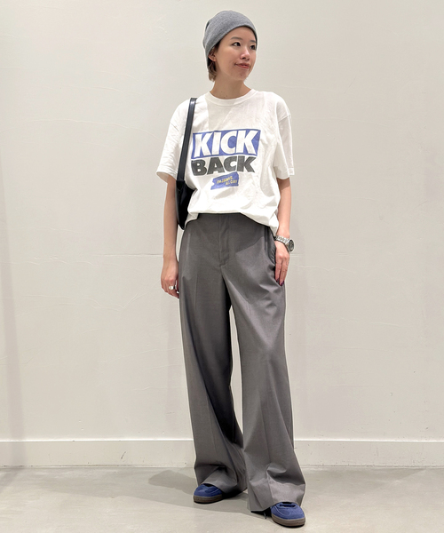 GOOD ROCK SPEED(グッドロックスピード)の「【GOOD ROCK SPEED / グッドロックスピード】別注KICK BACK T-SH(Tシャツ/カットソー・レディース・ホワイト・FREE)」の11枚目の写真