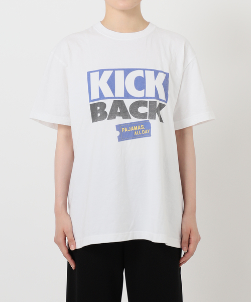 GOOD ROCK SPEED(グッドロックスピード)の「【GOOD ROCK SPEED / グッドロックスピード】別注KICK BACK T-SH(Tシャツ/カットソー・レディース・ホワイト・FREE)」の14枚目の写真