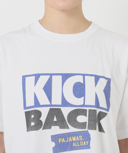 GOOD ROCK SPEED(グッドロックスピード)の「【GOOD ROCK SPEED / グッドロックスピード】別注KICK BACK T-SH(Tシャツ/カットソー・レディース・ホワイト・FREE)」の17枚目の写真