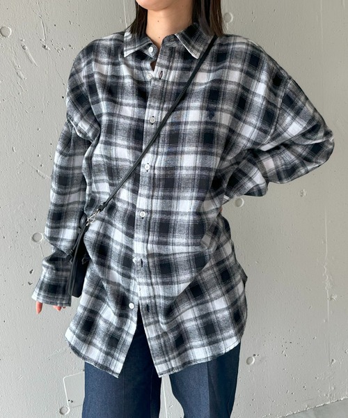 U.S. POLO ASSN.（ユーエスポロアッスン）の「【U.S. POLO ASSN.】ワンポイントロゴ ポニー刺繍 カラーシャツ（シャツ/ブラウス・メンズ・ネイビー/ホワイト/オフホワイト/ブルー/ブラック/ライトブルー・M/L/XL）」の22枚目の写真