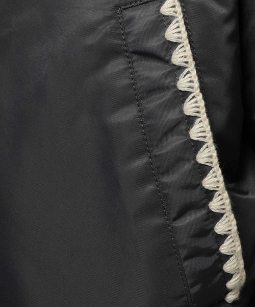 niko and...（ニコアンド）の「ハマグリステッチMA‐1（MA-1・レディース・チャコール/ライトグレー/カーキ・FREE）」の20枚目の写真