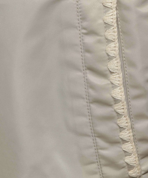 niko and...（ニコアンド）の「ハマグリステッチMA‐1（MA-1・レディース・チャコール/ライトグレー/カーキ・FREE）」の21枚目の写真