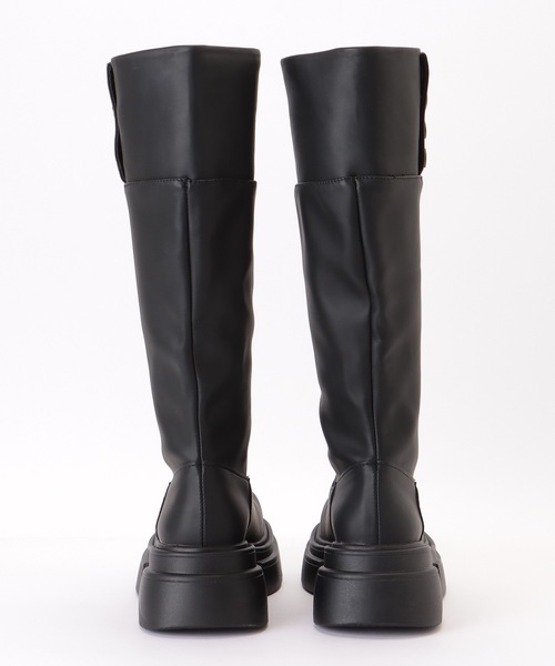 ALDO*レザー*美シルエット*スタイルアップ効果抜群*ロングブーツ ALDO*レザー*ロングジョッキーブーツ*ロングブーツ/Loreina