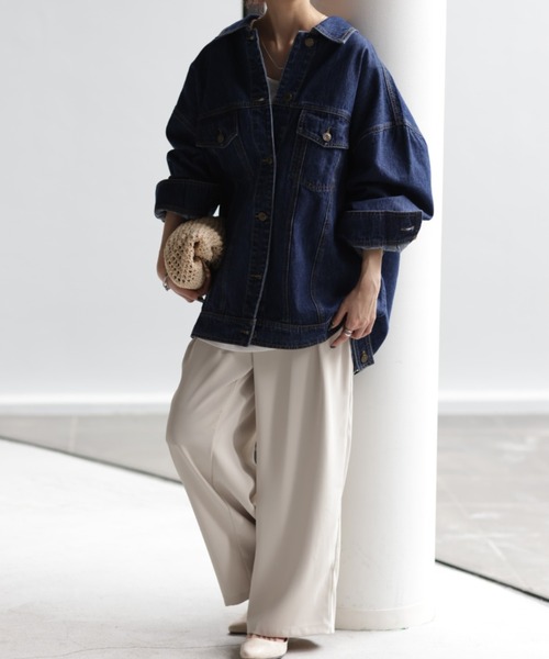 オーバーデニムジャケット（デニムジャケット）｜HUG.U（ハグユー）の