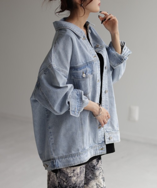 オーバーデニムジャケット（デニムジャケット）｜HUG.U（ハグユー）の