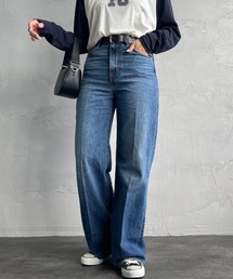 [LEVI’S/リーバイス] RIBCAGE ワイドシルエット ハイライズストレートデニム