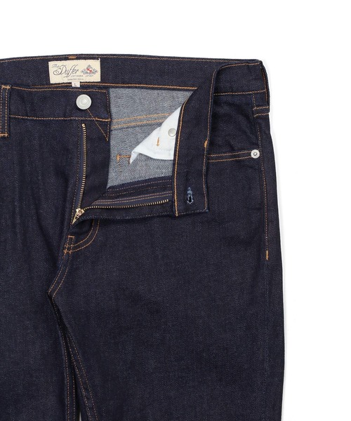 The DUFFER of ST.GEORGE(ザダファーオブセントジョージ)の「JAPAN FABRICK JEANS "OW":国産生地 ワンウォッシュ ナチュラルストレッチ スキニーデニム 5ポケットジーンズ(デニムパンツ・メンズ・ダークインディゴブルー・SMALL/MEDIUM/LARGE/X-LARGE)」の7枚目の写真