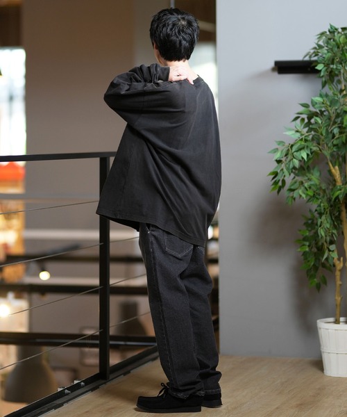 LURKING CLASS（ラーキングクラス）の「【ムラサキスポーツ限定】LURKING CLASS/ラーキングクラス ロンT/長袖Tシャツ フロントプリント ST24FTM04/ST24FTM05/ST24FTM06（Tシャツ/カットソー・メンズ・ブラック系その他2/ブラック系その他3/ブラック系その他・M/L/XL）」の9枚目の写真