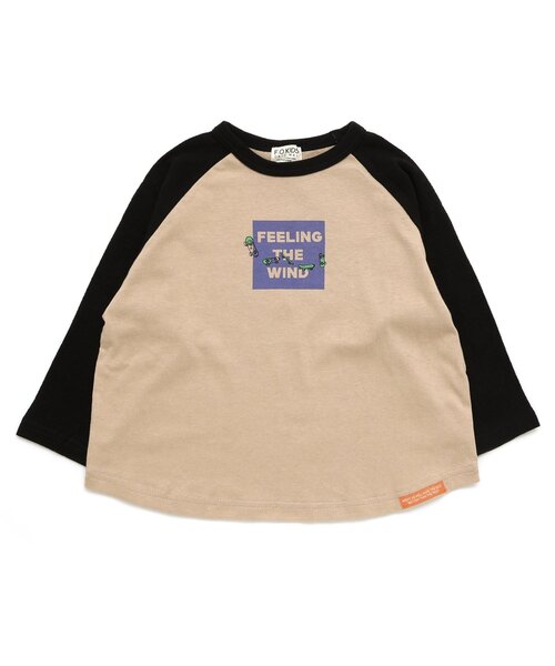 F.O.KIDS（エフオーキッズ）の「Skate raglan pullover（Tシャツ/カットソー・キッズ・ブラック/ネイビー/レインボー・160/140/120/100）」の2枚目の写真