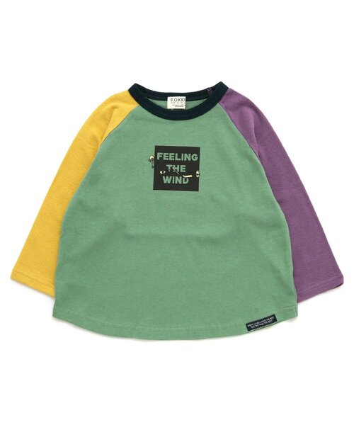 F.O.KIDS（エフオーキッズ）の「Skate raglan pullover（Tシャツ/カットソー・キッズ・ブラック/ネイビー/レインボー・160/140/120/100）」の3枚目の写真