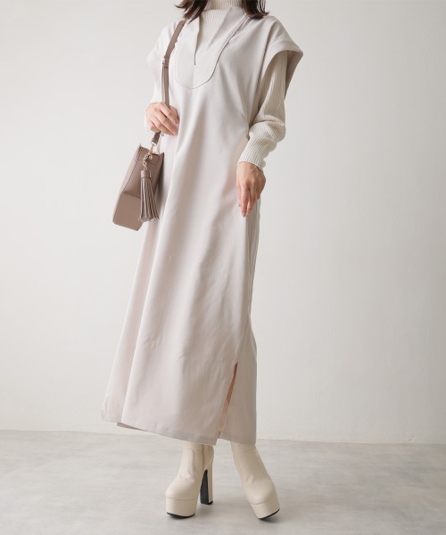 DEMETER【セール】【13.5cmヒール】厚底 ハイヒール ストレッチブーツ（ブーツ）