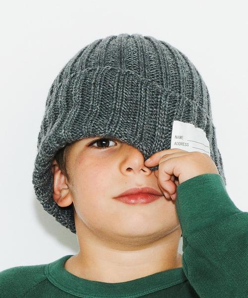 green label relaxing（グリーンレーベルリラクシング）の「GLR2×2リブワッチ◆（キャップ・キッズ・グレー/マスタード/ホワイト/レッド/ネイビー・フリー）」の3枚目の写真