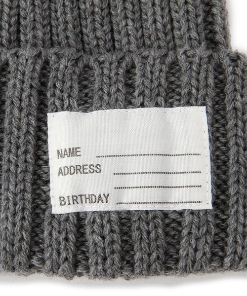 green label relaxing（グリーンレーベルリラクシング）の「GLR2×2リブワッチ◆（キャップ・キッズ・グレー/マスタード/ホワイト/レッド/ネイビー・フリー）」の7枚目の写真