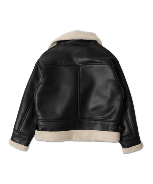 WEGO/【24年秋冬新作】ムートンタッチボアフライトジャケット（ムートンコート）｜WEGO（ウィゴー）