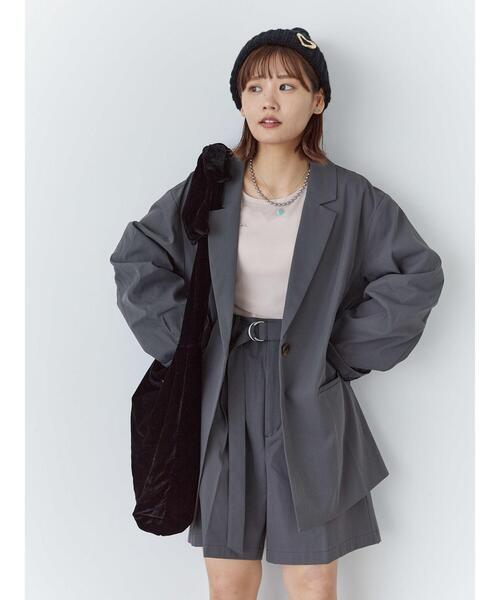 ehka sopo（エヘカソポ）の「ベロアリボンバッグ（ハンドバッグ・レディース・ブラック/グレー/グリーン・F）」の16枚目の写真