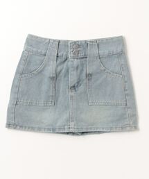 G.NINE（ジーナイン）の「シンプル ポケット付きデニムミニスカート（デニムスカート）」