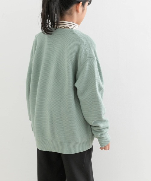 TOWNCRAFT（タウンクラフト）の「『親子リンク』『別注』PENNEYS×DOORS　THE FOX Vネックカーディガン(KIDS)（カーディガン/ボレロ・キッズ・マスタード/ミント/ブルー系その他・150）」の6枚目の写真