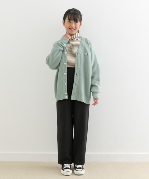 TOWNCRAFT（タウンクラフト）の「『親子リンク』『別注』PENNEYS×DOORS　THE FOX Vネックカーディガン(KIDS)（カーディガン/ボレロ・キッズ・マスタード/ミント/ブルー系その他・150）」の8枚目の写真