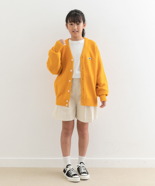 TOWNCRAFT（タウンクラフト）の「『親子リンク』『別注』PENNEYS×DOORS　THE FOX Vネックカーディガン(KIDS)（カーディガン/ボレロ・キッズ・マスタード/ミント/ブルー系その他・150）」の19枚目の写真