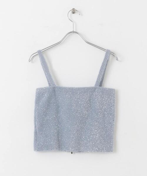 セール】マルチWAYラメミックスニットビスチェ（キャミソール）｜SENSE  