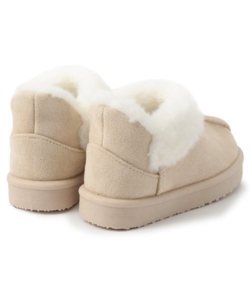 petit main（プティマイン）の「ムートンスリッポン（スリッポン・キッズ・チャコール/ベージュ/キャメル・14cm/15cm/16cm/17cm/18cm）」の9枚目の写真