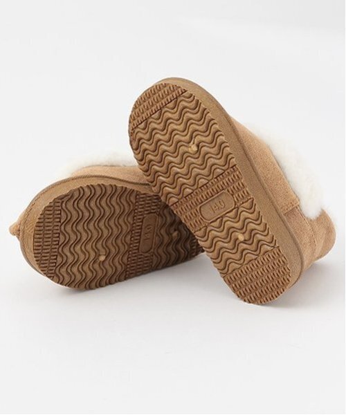 petit main（プティマイン）の「ムートンスリッポン（スリッポン・キッズ・チャコール/ベージュ/キャメル・14cm/15cm/16cm/17cm/18cm）」の16枚目の写真