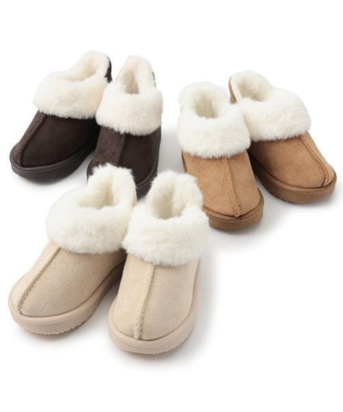 petit main（プティマイン）の「ムートンスリッポン（スリッポン・キッズ・チャコール/ベージュ/キャメル・14cm/15cm/16cm/17cm/18cm）」の17枚目の写真