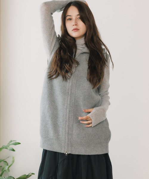 ADAWAS（アダワズ）の「ADAWAS/アダワス ULTRA FINE WOOL ZIP VEST