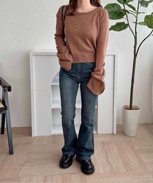 【apres jour clair】美シルエットデニムパンツ【ZOZOTOWN限定アイテム】