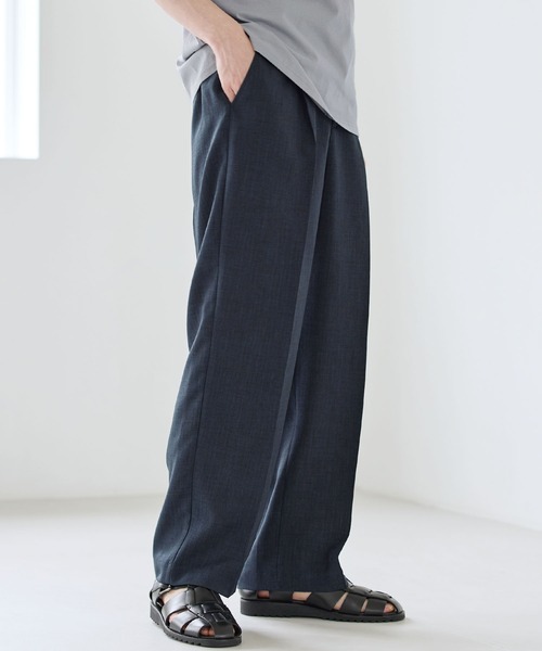 Buyer's Select / リラクシングTRタックワイドスラックスパンツ