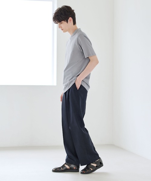 NAMACHEKO ランダウトラウザーパンツ、ワイドスラックス NAMACHEKO ランダウトラウザーパンツ、ワイドスラックス