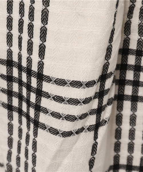 CIAOPANIC（チャオパニック）の「【Ciaopanic】　チェックロングSK（スカート・レディース・キャメル/オフホワイト・FREE）」の11枚目の写真