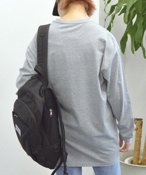 spiritoso(スピリトーゾ)の「【spiritoso】USAコットンロングロンTEE(Tシャツ/カットソー・レディース・杢グレー/ブラック/カーキ・FREE)」の10枚目の写真