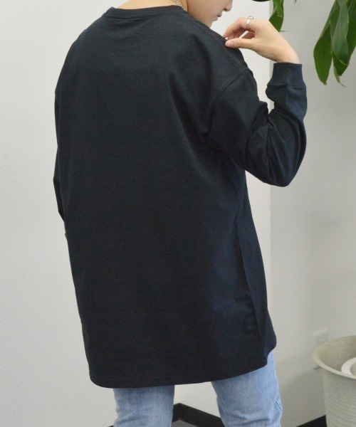 spiritoso(スピリトーゾ)の「【spiritoso】USAコットンロングロンTEE(Tシャツ/カットソー・レディース・杢グレー/ブラック/カーキ・FREE)」の17枚目の写真