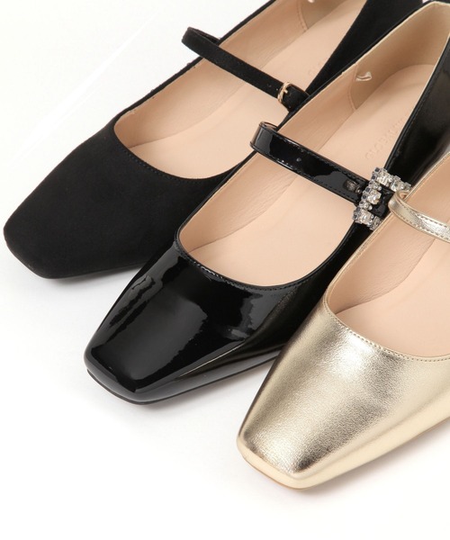 GLOBAL WORK(グローバルワーク)の「らくっションストラップヒールパンプス/145474(パンプス・レディース・ブラック/シルバー/その他/ブラック系その他/ゴールド・LARGE/MEDIUM/SMALL)」の21枚目の写真