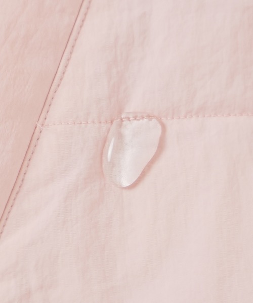 Honeys（ハニーズ）の「【非フッ素撥水加工】ファイバーダウンブルゾン（ダウンジャケット/コート・レディース・ブラック/チャコール/ベージュ/ホワイト/ピンク・S/M/L/LL）」の8枚目の写真