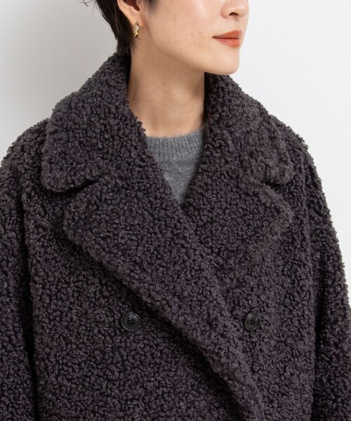 セール】フェイクテディファーロングコート（その他アウター